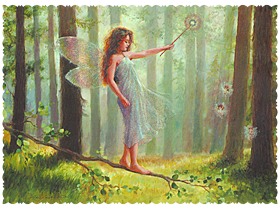 * elfenzauber 260313 elfen fantasy grusskarten 1 ein paar Tage noch....